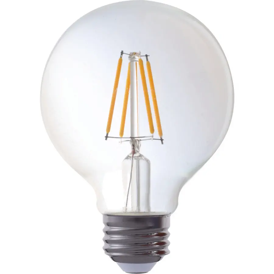 Eiko Dimmable Led G25 Filament Bulb - 4.5W, 470Lm, 2700K, 320° Beam Angle, E26 Base, 80 Cri, Energy Efficient Lighting Solution 1