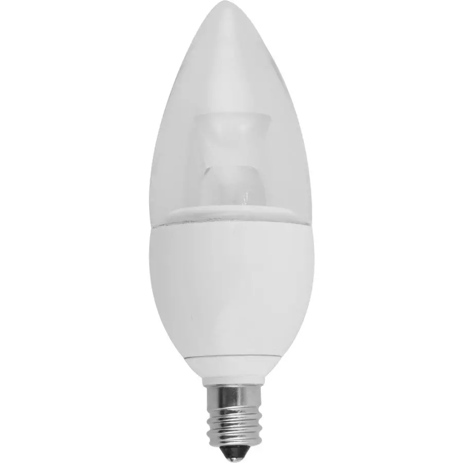 Eiko Litespan Led B11 Dimmable 4.5W Bulb - 350Lm, 3000K, 80+ Cri, 250° Beam Angle, E12 Base, 120Vac 1