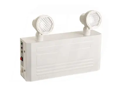 Led Emergency Light Battery Unit, Metal Compact Frame With 2 X 2W Thermoplastic Adjustable Heads 1