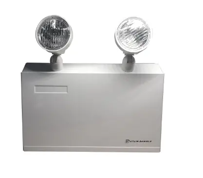 Led Emergency Light Battery Unit, Metal Compact Frame With 2 X 2W Thermoplastic Adjustable Heads 1