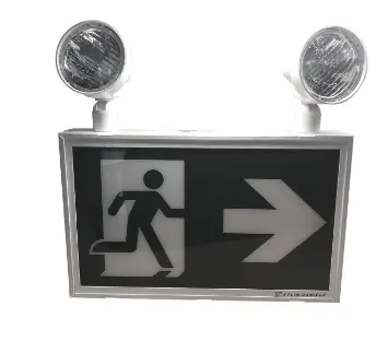 Led Running Man Exit Sign With Combo Heads, Metal Frame Single And Double Sided Operation 1