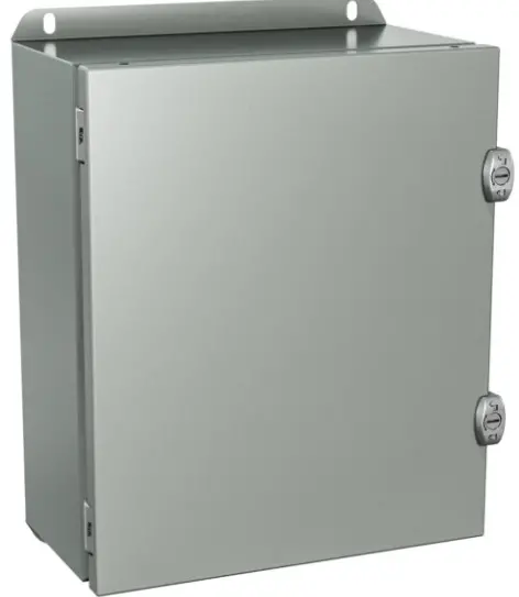 12"X12"X6"/Type 4, 12 | Single Door Jic Enclosure With External Locks And Integrated Mounting Feet 1
