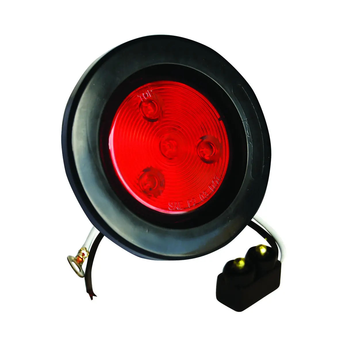 Fortpro 2-1/2" Round Clearance/Marker Led Light With 4 Leds 1