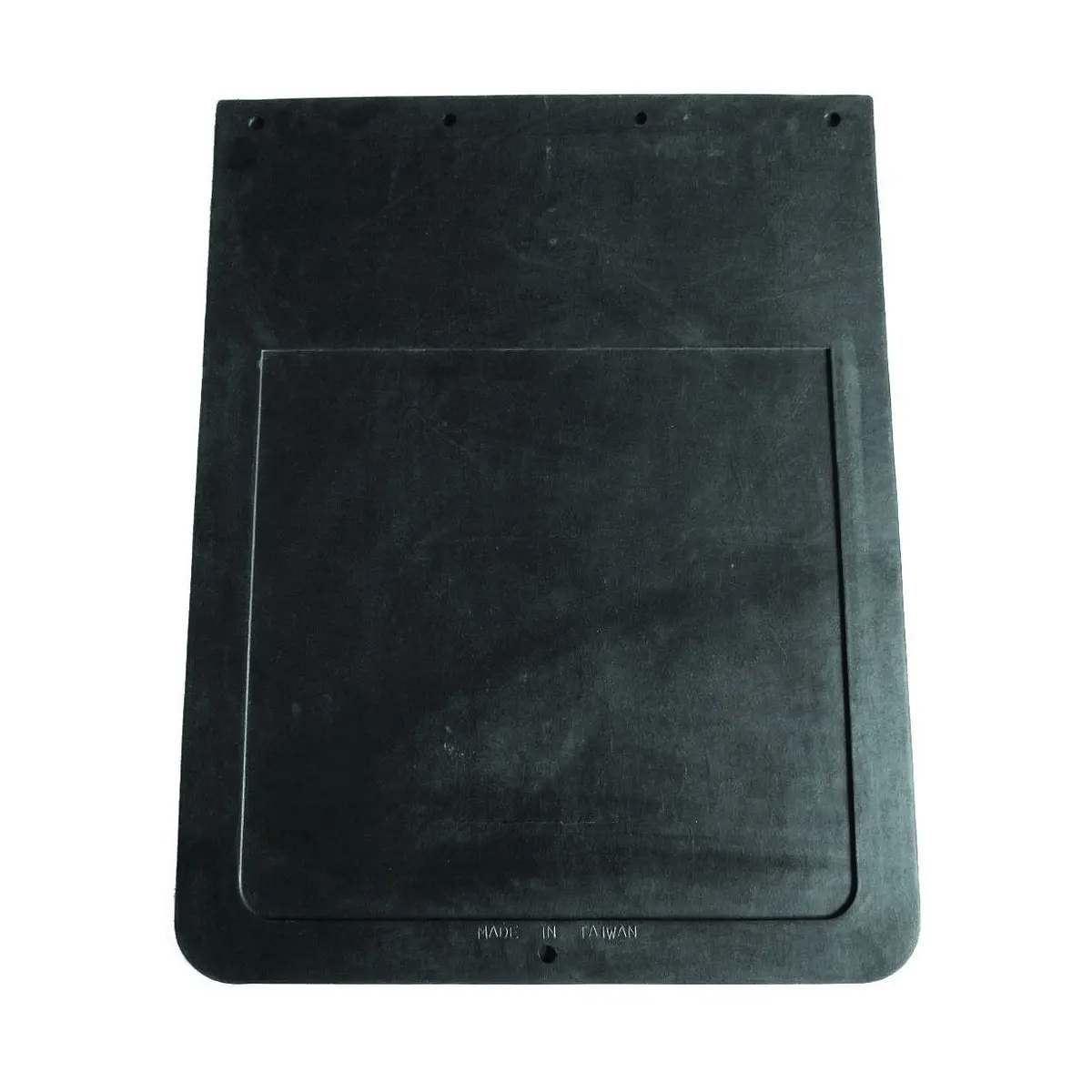 Rubber Mud Flap Plain Black 1