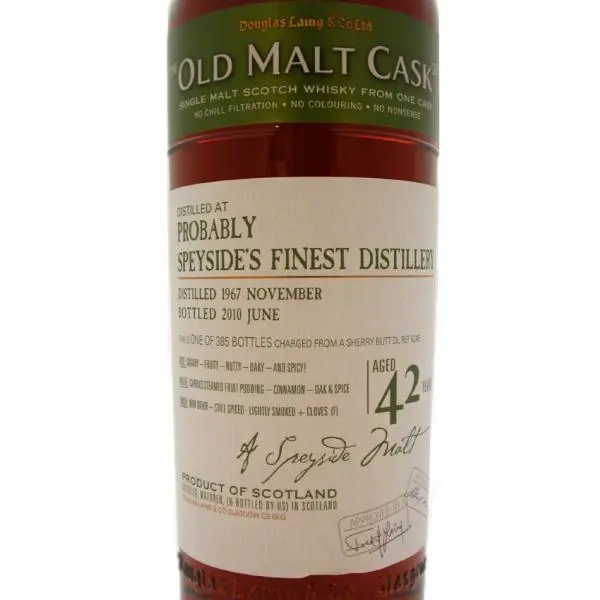 1967 Probably Speyside's Finest 42 Year Old (Glenfarclas) | Old Malt Cask 6245 1
