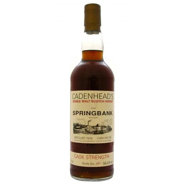 Springbank 1978 | Cadenhead's Cask Strength | Cask 196 1