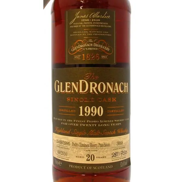 Glendronach 1990 | 20 Year Old | Cask 3068 Batch 3 1