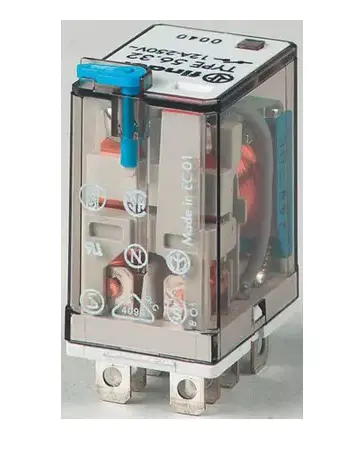Finder 56.32.9.012.0040 2Pdt Plug In Relay Tab, 12A, 12V Dc, 56 Series 1