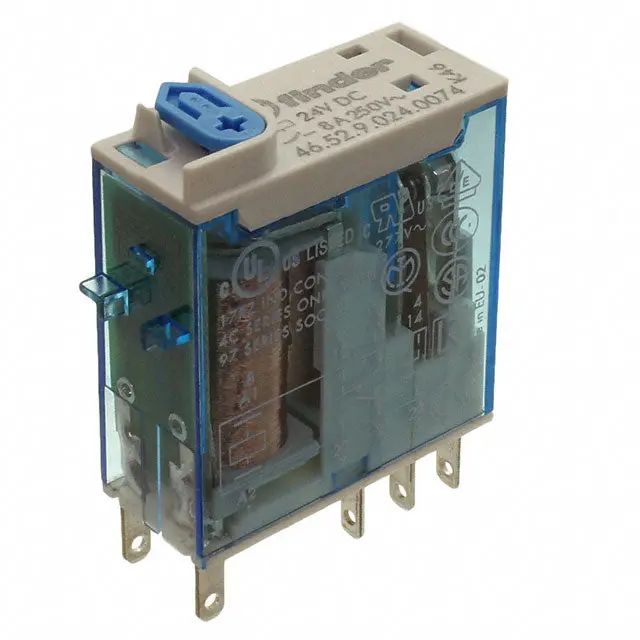 Finder General Purpose Relay Dpdt 8A 24V 1