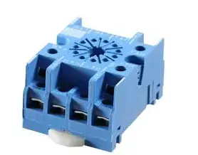 Finder Screw Terminal Socket, Din Rail, Panel, Screw, 11 Pins, 10A, 250 V 1