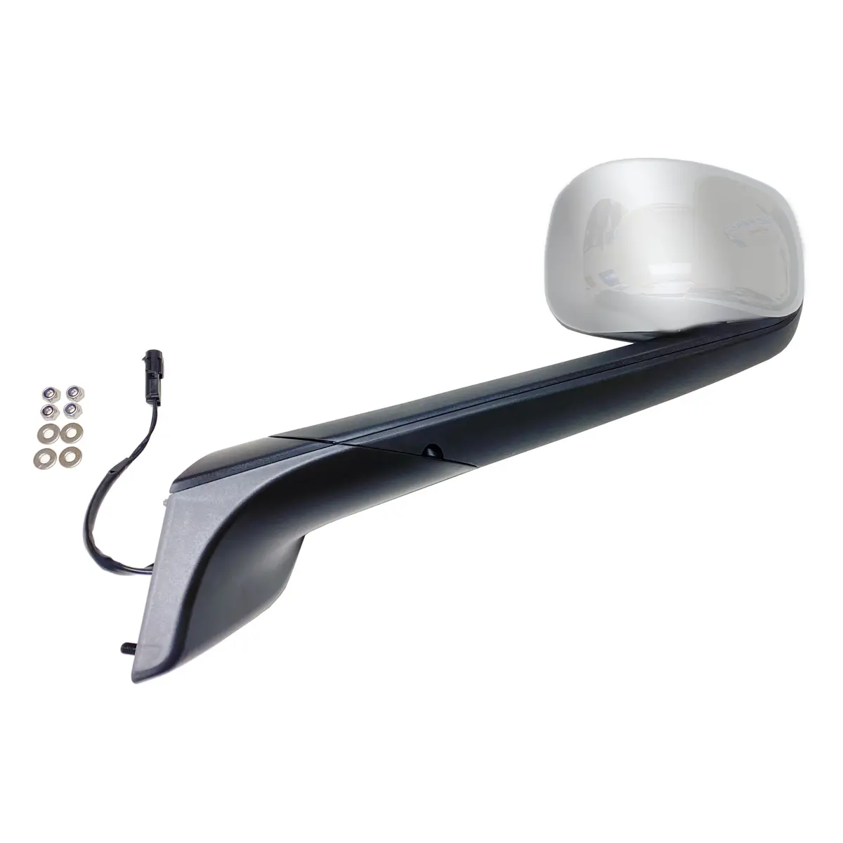 Fortpro Chrome Heated Hood Mirror Replacement For Freightliner Cascadia 2018+ Driver Side | F247749 1