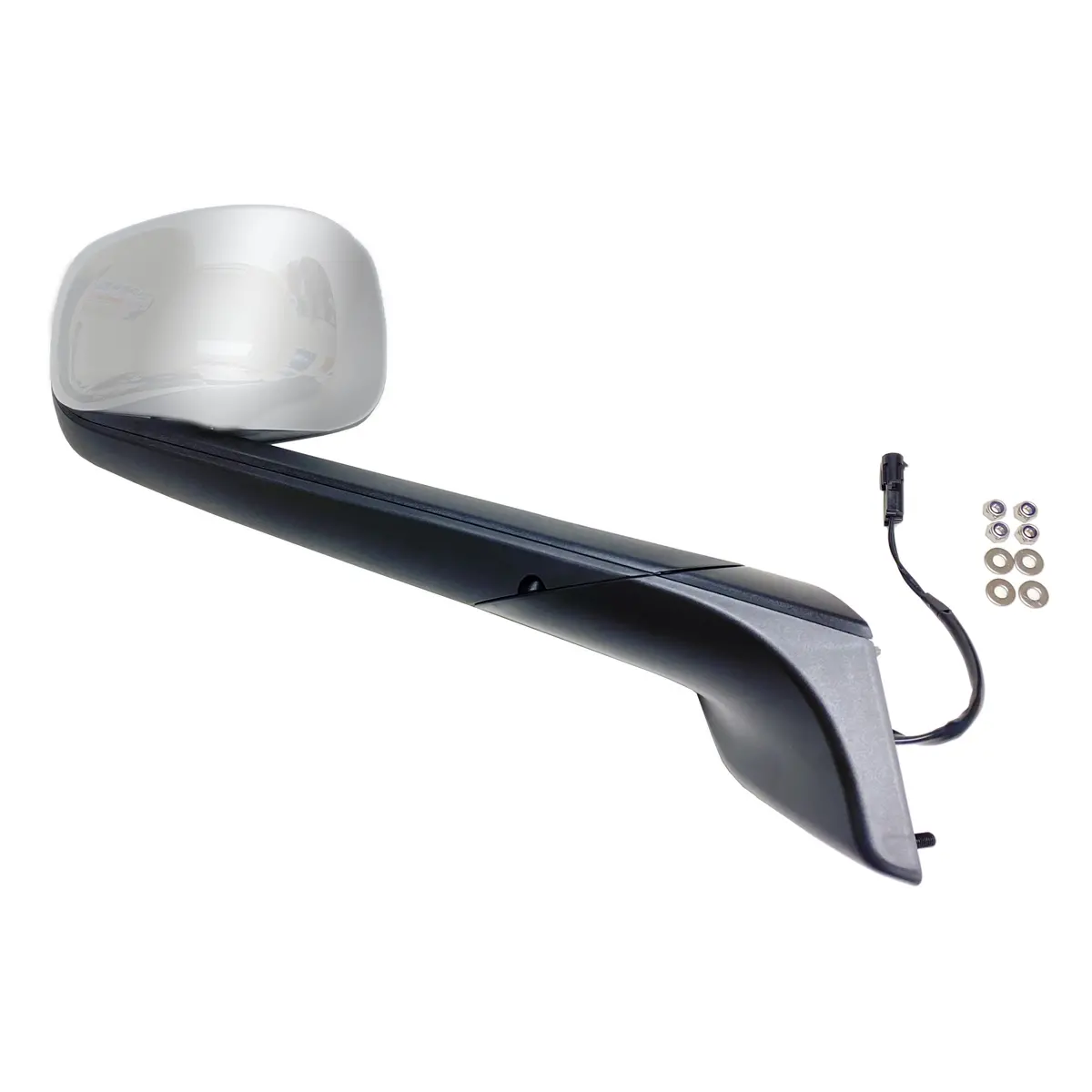Fortpro Chrome Heated Hood Mirror Replacement For Freightliner Cascadia 2018+ Passenger Side | F247748 1