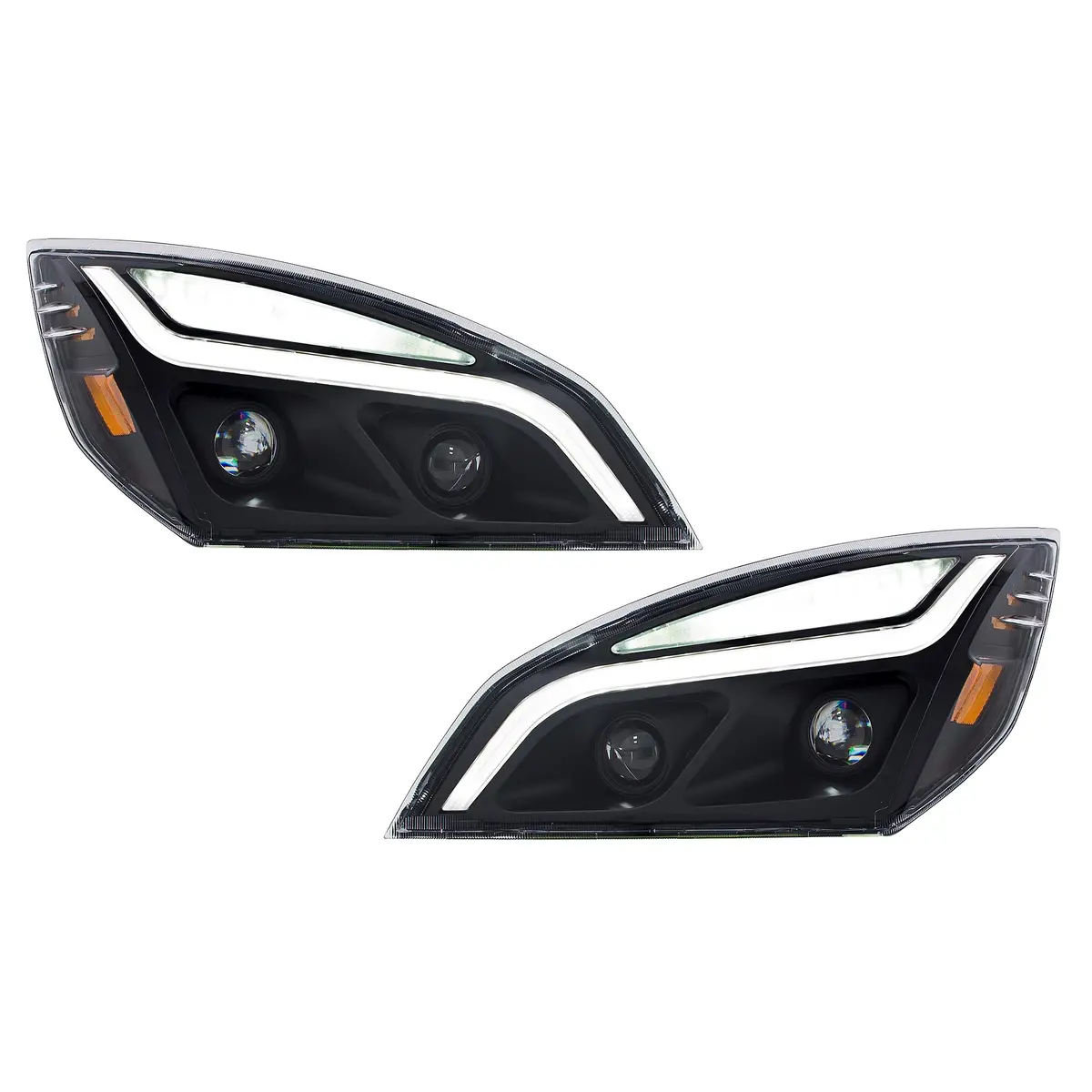 Fortpro Led Projector Headlight For Freightliner Cascadia 2018+, Both Sides 1