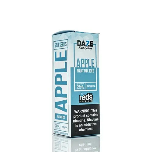 7 Daze Reds Apple Fruit Mix Iced Salt 30Ml 1