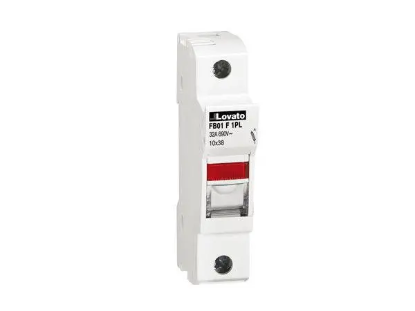 Fb01f1pl Fuse Holder Midget 10X38 1P 690Vac 32A W/Indicator 1