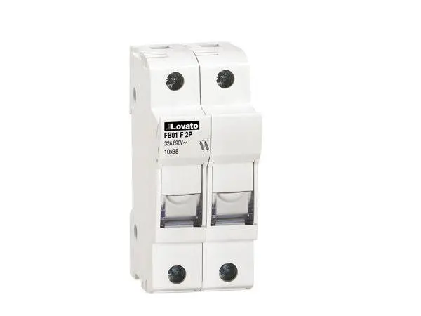Fb01f2p Fuse Holder Midget 10X38 2P 690Vac 32A 1