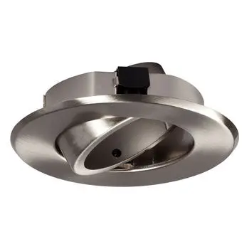 207Bn 4" Line Voltage Gimbal Ring - Brushed Nickel, Par20, 50W, Non-Dimmable, 4-7/8"D X 1-1/8"H 1