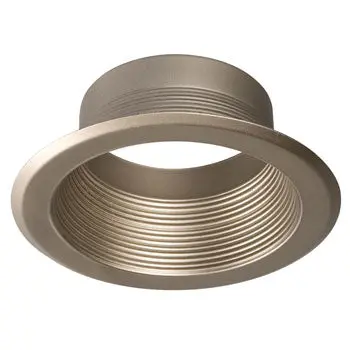 309Pt 5" Pewter Line Voltage Step Baffle - Fits Par30/Br30 Bulbs, 75W Max, Non-Dimmable 1