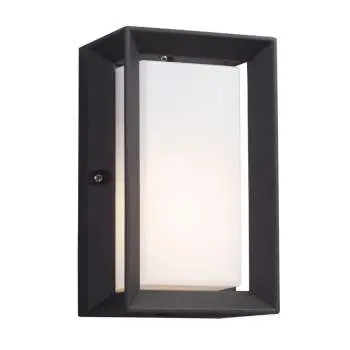 322970Bk Wall Outdoor Light - Black Finish, Polycarbonate Lens, 60W A15 Bulb, Non-Dimmable 1