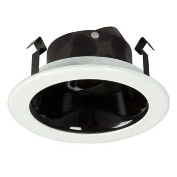 4" Low/Line Voltage Reflector 402Blk - Black Finish, Mr16/Gu10, 50W, Non-Dimmable, 4-7/8"D X 1-1/8"H 1
