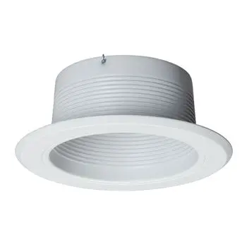 5" Line Voltage Step Baffle 309Wh - Matte White, Par30/Br30, 75W/65W, Non-Dimmable 1