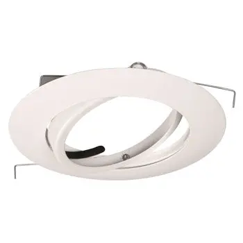 504Wh 6" Line Voltage Gimbal Ring - White, Par38, 150W, Dimmable, No Bulb Included 1