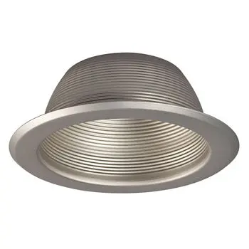 509Pt 6" Line Voltage Step Baffle, Pewter Finish, 75W/65W Par30/Br30, Non-Dimmable 1