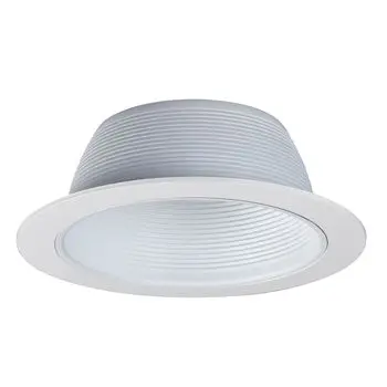 6" Line Voltage Step Baffle 509Wh - White Finish, Fits Par30/Br30 Bulbs, 75W/65W, 7-3/4"D X 2-3/4"H 1