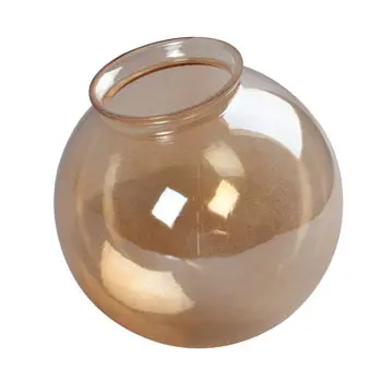61035Gcp 6" Champagne Glass Globe For 3-1/4" Holder - Elegant Finish, Non-Dimmable 1
