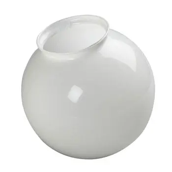 61035Gw - 6" White Glass Globe For 3-1/4" Holder, No Bulb, Non-Dimmable, Energy Star Not Certified 1