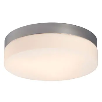 612314Ch Flushmount - Chrome Finish With Satin White Glass, G9 Bulbs, 3X40w, 11"D X 3-1/4"H, Non-Dimmable 1