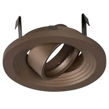 637Bz 3" Low/Line Voltage Regressed Gimbal Ring, Bronze - Fits Mr16 12V/Gu10 Bulbs, 50W, Non-Dimmable 1