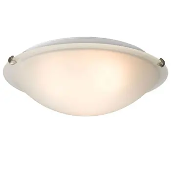 680116Fr-Ptr Flush Mount - Pewter Finish, Frosted Glass, 3X60w Bulbs, Med Base, Non-Dimmable 1