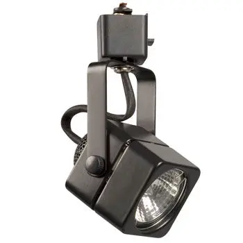 70318Bk Halogen Track Head - Black Finish, Gu10 Base, 50W, 6.5" Height, Non-Dimmable 1
