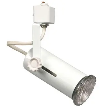 70701Wh Adjustable White Cylinder Light, 150W Par Bulb Compatibility, Non-Dimmable 1