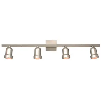 766304Pt - Four Light Track Light In Pewter Finish, 75W Par20/R20 Bulbs, 40" Long, Non-Dimmable 1