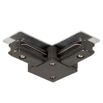 A-2 Blk L-Connector - Black Finish, Non-Dimmable, 2-7/8"L X 2-7/8"W X 0-3/4"H, No Bulb Included 1