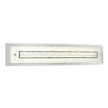 Aubree Led Bath & Vanity Light, Polished Chrome - 22W, Clear Crystal, 3000K, Non-Dimmable, 924 Lumens 1