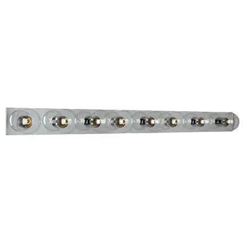 Eight Light Vanity Bar - Chrome | 718648Ch | 8X60w G25 Bulbs | 48"W Dimmable | Med. Base Bulbs Not Included 1