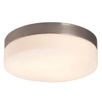 Flushmount 612314Bn - Brushed Nickel, Satin White Glass, G9 Bulb, 3X40w, Non-Dimmable 1