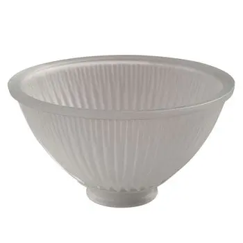 G851904-Fr Frosted Ribbed Glass, Fits 2-1/4" Holder, 6-5/8"D X 3-3/4"H, Non-Dimmable 1