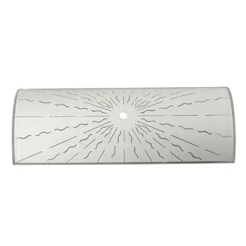 Gl-800907 Clear Curve Glass  - 11.5"X4.5" Replacement Parts, Glass Only 1