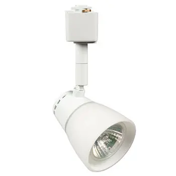 Halogen Track Head 70315Wh/Wh - White Finish & Glass, Gu10 Shielded, 50W, Non-Dimmable 1