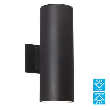 L323042bk Outdoor Wall Light - Black, Dimmable, 15W Led, 3000K, 1600 Lumens, 2 Bulbs Included 1