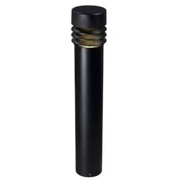 L323383bk - 5" Led Bollard Flat Top, Black, 18W, 3000K, 1710 Lumens, Dimmable 1