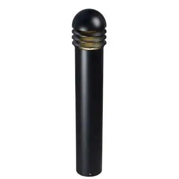 L323393bk 5" Black Led Bollard Dome Top, 18W, 3000K, 1710 Lumens, Dimmable 1