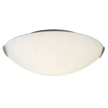 L612413bn024a1 Led Flush Mount Ceiling Light - Brushed Nickel, Satin White Glass, 24W, 3000K, Energy Star, Dimmable 1