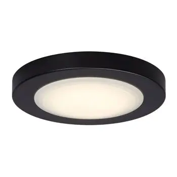 L646030bk: 6" Led Slimline Surface Mount, Black Finish, 10W Dimmable, 3000K, 600 Lumens 1