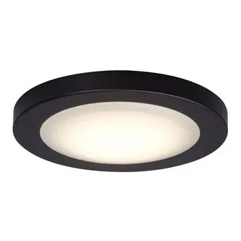 L646130bk: 7.5" Led Slimline Surface Mount, Dimmable 3000K, Black Finish, 1000 Lumens, Energy Star 1