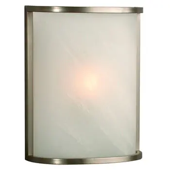 Maya Led Wall Sconce In Pewter With Marbled Glass - 12W, 3000K, Dimmable, Energy Star, 798 Lumens 1